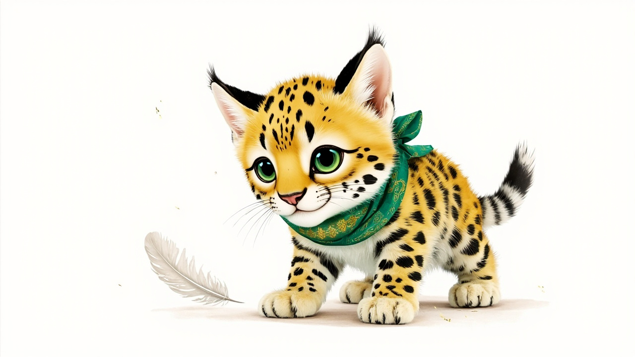 Our Anatolian leopard mascot in a sharp, light stance that gets results in a single move