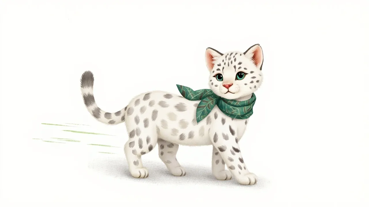 Our Anatolian leopard mascot in a sharp, light stance that gets results in a single move