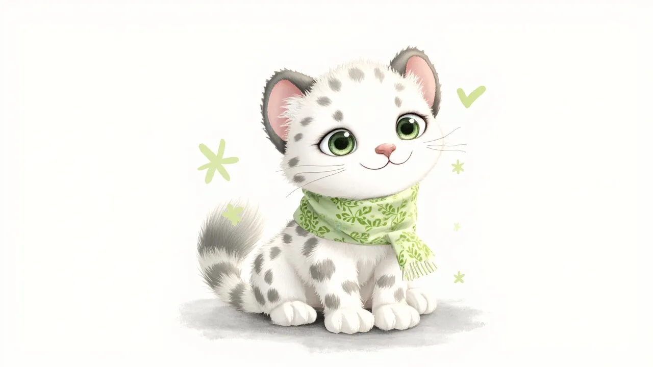 Our Anatolian leopard mascot delighted by a small confirmation and sparkles